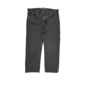 Old Navy Loose Straight Leg Men's size 42x32 Black Denim jeans